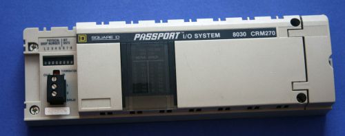 SQUARE D SY/MAX PASSPORT I/O SYSTEM PLC 8030 CRM-270