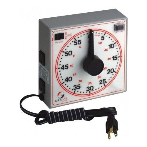 Universal Electric Timer All Purpose Clock Sports Plastic Case Adjustable Volume