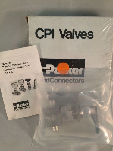 Parker/CPI 4W-PTYK-SS-PP-JZ Diaphragm Valve NIB!