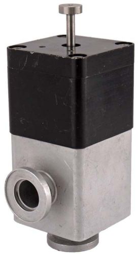 Varian nw16 a/o kf16 air-operated right-angle aluminum block valve l6281331 for sale