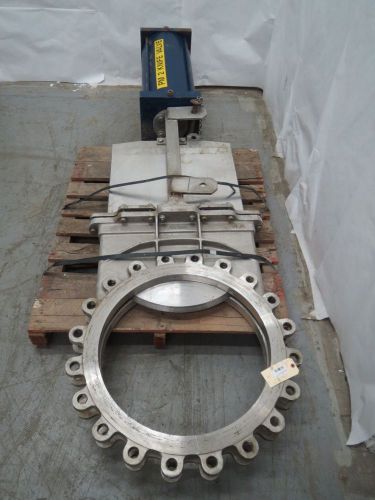 FC FLOW CONTROL CLASS PNEUMATIC 150 FLANGED 24IN KNIFE GATE VALVE B259490