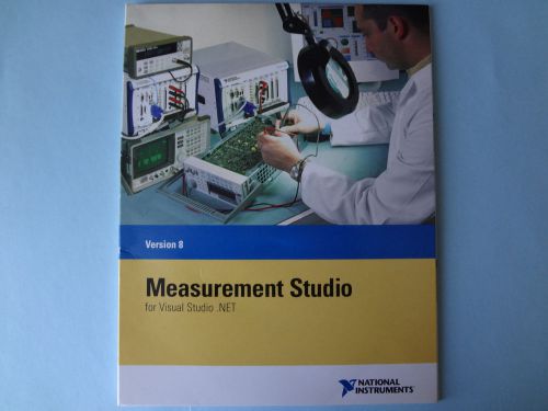 National Instruments Measurement Studio Ver. 8.0 Software with Certificate Owner