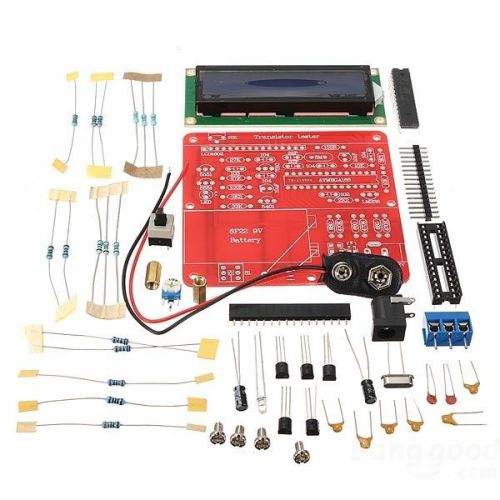 Diy meter tester kit for capacitance esr inductance resistor npn pnp mosfet m168 for sale