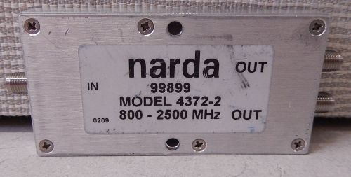 Narda 4372-2 Power Divider 800 - 2500 MHz 289