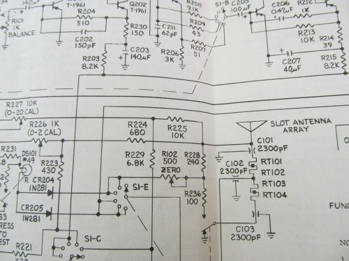 Sperry Corp B86L1 Electromagnetic Radiation Detector Instr Manual (minibk) 44286