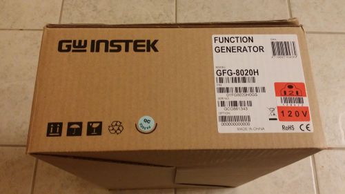 GW Instek GFG-8020H Function Generator 4 Digits LED Display, TTL/CMOS Output NIB