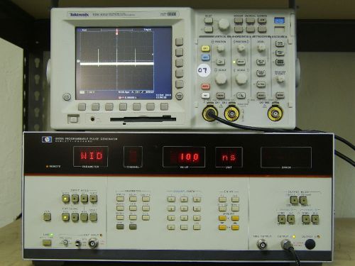 HP 8160A programmable pulse generator, NIST-calibrated