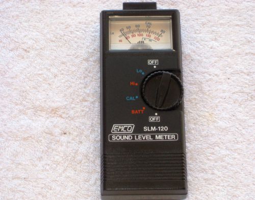 EMCO  SLM-120 Sound Level Meter   NICE