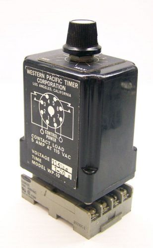 Western pacific timer corp timer + base wp-10 for sale