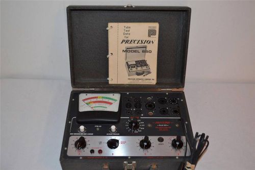 Vintage precision pacotronics model 650 vacuum tube tester for sale