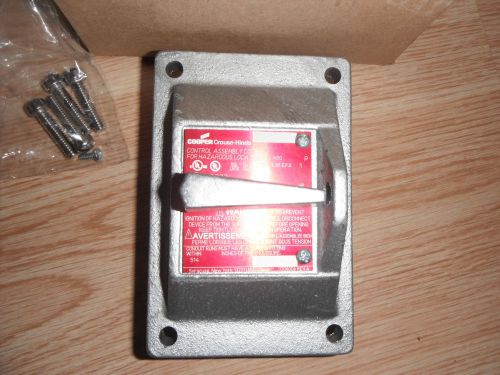 Cooper Crouse Hinds DSD933 Exp.proof assy, 1 pole General snap switch