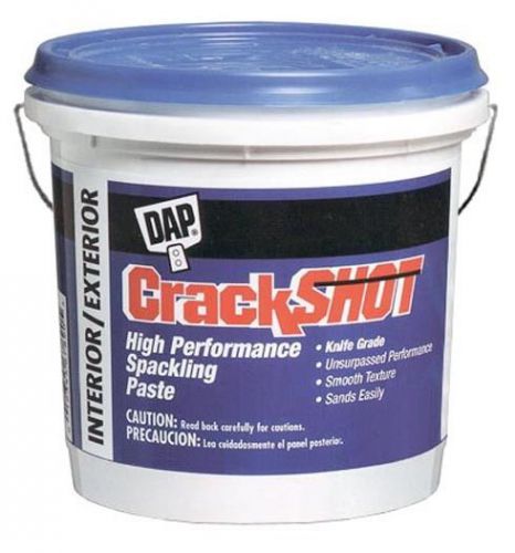 Dap 12380 1 Gallon CrackShot Spackling Interior/Exterior
