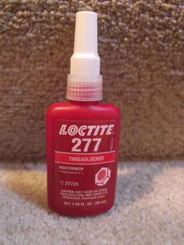 *new* loctite 277 high strength red threadlocker #27731 1.69 fl. oz ( 50 ml) btl for sale