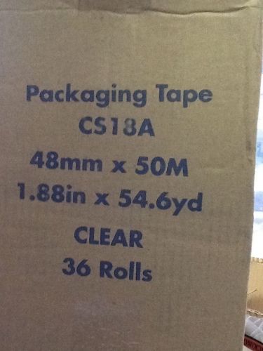 Packaging Tape (Clear) CS18A 48mm x 50m, 36 rolls