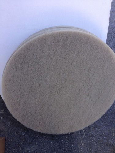 27&#034; Tan Buffing Pads - Case of 5 pads