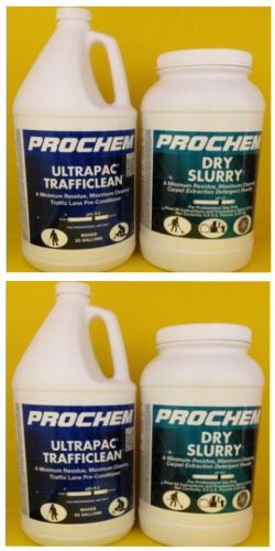 PROCHEM DRY SLURRY AND ULTRAPAC TRAFFIC CLEAN CARPET CLEANING PKG