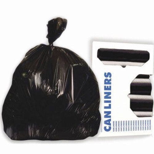 45 Gallon Black Garbage Bags, 40x46, 1.5mil, 100 Bags (BWK 517)