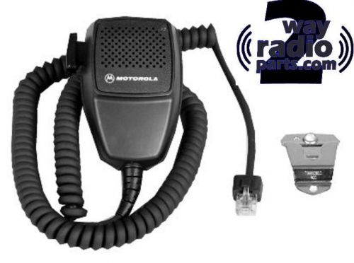 New motorola cdm1250 cdm750 microphone, led indicator,+ hang up clip (vhf uhf) for sale