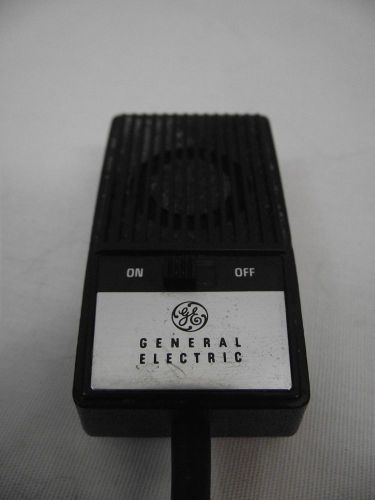 Vintage Black General Electric Mini Microphone IMP 500 On/Off Switch