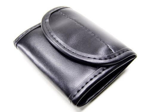 Bianchi AccuMold Elite Duty Belt Flat Latex Glove Pouch Plain Black