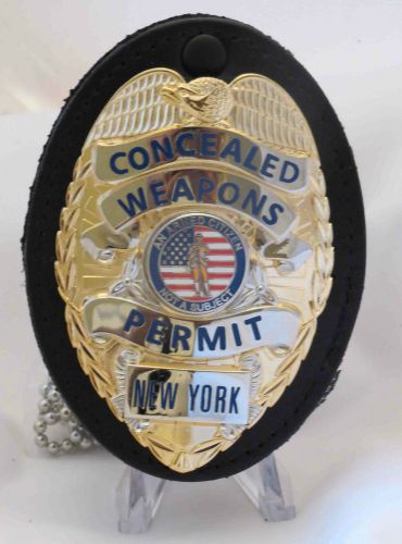 Belt badge clip for Police/CCW badge non recessed (Hero&#039;s Pride 9140S)