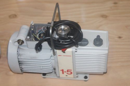 EDWARDS E2M1.5 VACUUM PUMP  WORKING MISSING A COVER