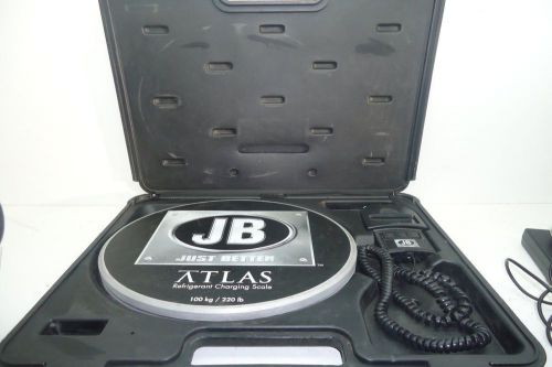 Jb industries atlas 100 kg 220 lb capacity refrigerant charging scale for sale