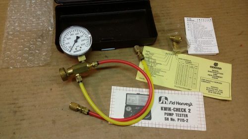 Kwik-check ii pump tester sid harvey&#039;s  no. p115-2 kwik for sale