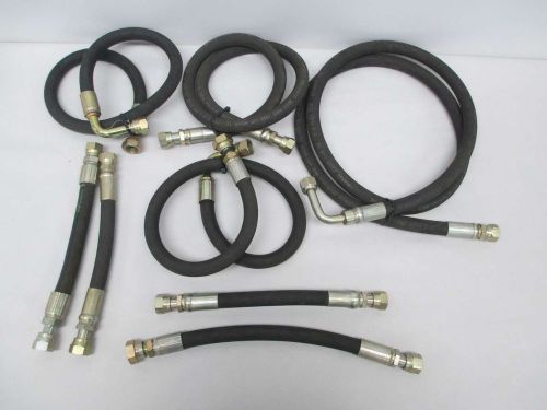 LOT 8 NEW ASSORTED HYDRUALIC HOSE 1/2IN NPT D368204