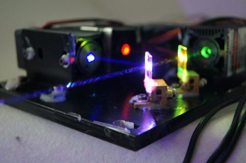 RGB 1000mW Laser Module/Laser Beam Combined by 532nm+650nm+450nm/TTL Modulation