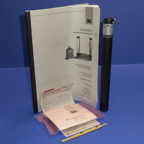 STI SAFETY LIGHT CURTAIN MS4400B-2 INSTALLATION AND OPERATING MANUAL 99079-0010