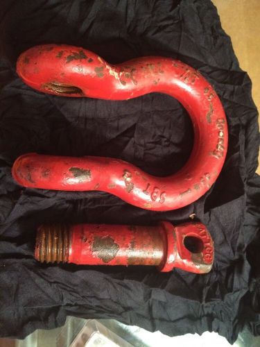 Crosby 1&#034; 8 1/2ton shackle clevis rigging supplies for sale