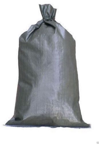 Empty Sand Bags for Sale--Black Woven Polypropylene--Bundle of 1,000