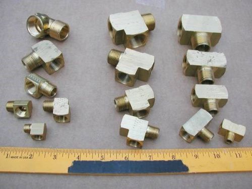 Brass fittings plumbing hydraulics air supply automotive huge lot for sale