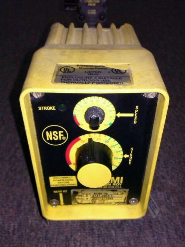 LMI Milton Roy Chemical Metering Pump  A151-398TI  1 GPH 110 PSI