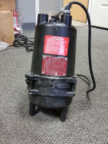 Submersible sewage pump 1/2 hp 120 v 1750 rpm 60 hz* for sale