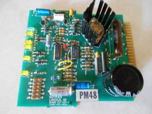 Notifier PM48  410-1906 Power Monitor Card for Notifier 4800 Panel