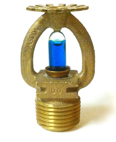 286*F Fire Sprinkler Head Standard Response Brass Pendent, 1/2&#034; NPT K=5.6