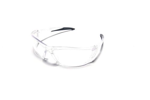 Edge SD111 Wolf Peak Delano Sporty Safety Glasses, Clear/Clear Lens