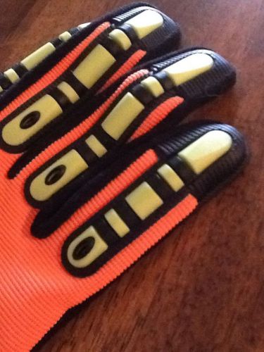 new no tags.  Metacarpal protection gloves hi vis with knuckle guards XL Padded
