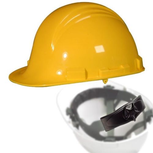 A79R02 - Yellow Color Construction North Safety Hard Hat with Ratchet Suspension