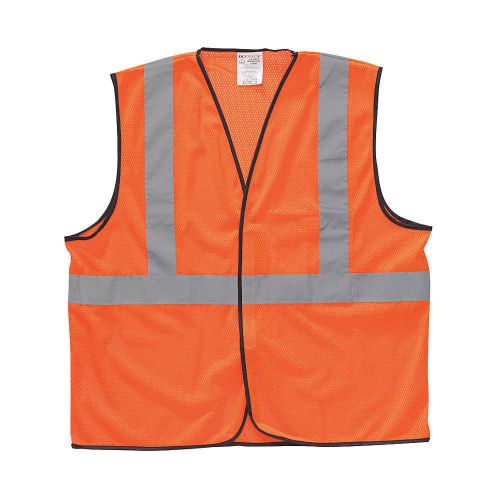 High Visibility Vest, Class 2, L/XL, Orange LUX-SSGC-OL/XL