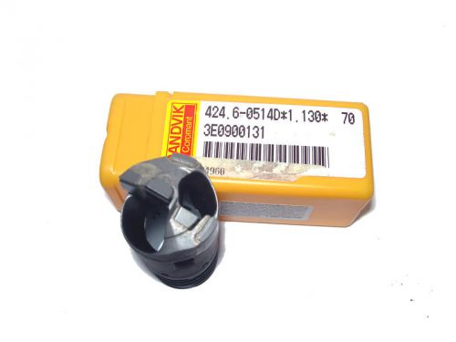 Sandvik 424.6-0514d1.130 70 brazed solid drill head deep hole drilling 3e0900131 for sale