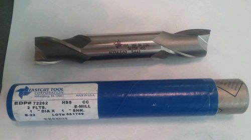 New fastcut usa 1&#034; double end mill 2fl high quality production grade save a lot for sale