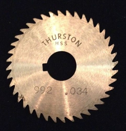 Thurston HSS 2 x 0.0345 x 1/2 Keyway Slitting Slotting Saw Blades