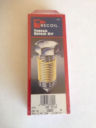 RECOIL 33600 #10-24 UNC 10 Piece Thread Repair Kit with Tap and Installer 2F