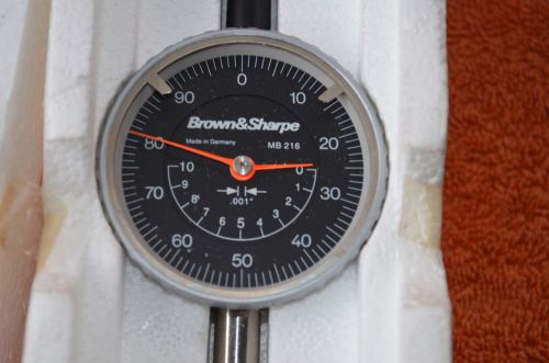 NEW IN BOX BROWN &amp; SHARP .001 DIAL INDICATOR #14.82023 MADE IN GERMANY