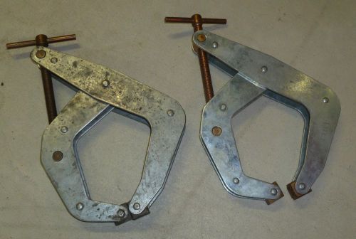 USA  Made Kant Twist 6 &#034; Deep Set of TWO Machinist / Tool Makers Clamps