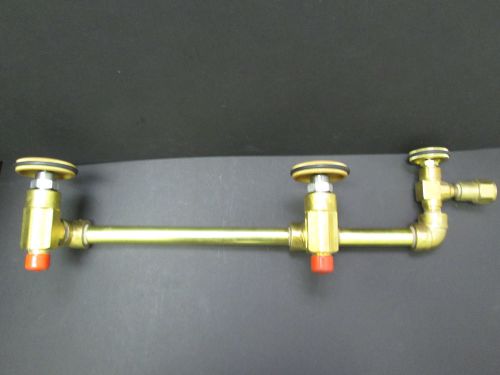 ONE NEW LINDE SGE430 BRASS MANIFOLD