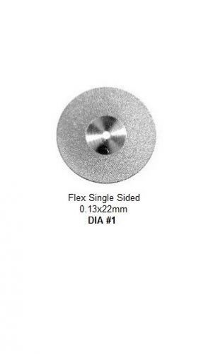 Diamond Discs 0.13x22mm Single Sided  6pcs